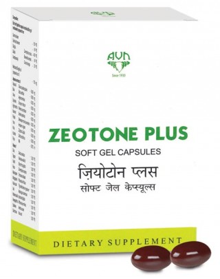 AVN Ayurveda, Zeotone Plus Soft Gel 60 Capsules